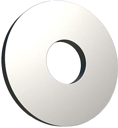 M27 Packung mit 1 Stück Large Washers DIN 9021 ISO 7093 Verzinkter Legierter Stahl Washers U Mudguard Karosseriescheiben Unterlegscheiben Flat Penny Washer (25mm x 44mm)