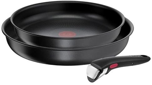 Tefal Ingenio Daily Chef Induction Black 3-Piece Set L76295, Variety Pack