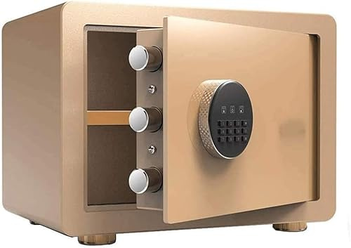 Caja fuerte electrónica digital resistente con estructura de acero con bloqueo de perno para montaje en pared para el hogar, oficina, hotel, joyería, almacenamiento de dinero en efectivo, protección