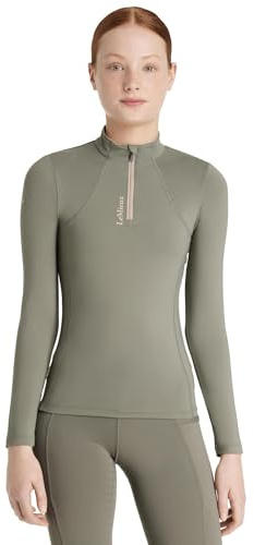LeMieux Young Rider Classique Base Layer - Childrens Equestrian Horse Riding Top - Rosemary - 11-12years