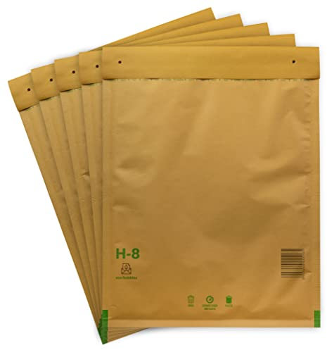 200 Versandtaschen Luftpolsterumschläge 290 x 370mm DIN B4 Luftpolsterversandtaschen Luftpolstertaschen Gr. H/8 H8 braun Umschläge haftklebend gepolstert Polsterumschlag Taschen