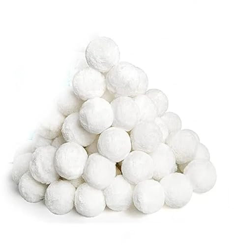 poolrengöringsset Poolfilter Bollen Rengöring Bollen Vattenrening Fiber Poolrengöringsutrustning för avloppsrening Poolrengöringssats(500g)