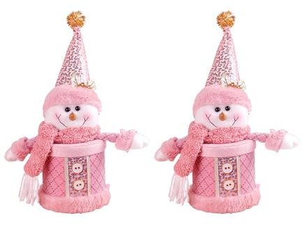 Qsvbeeqj Pot à bonbons sur le thème de Noël pour les personnes âgées et les amateurs de bonbons