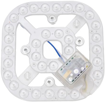 CCYLEZ Lámpara de Techo de Techo de 6.42 Pulgadas Módulo de Mecha de Mecha, 24W 3 Temperaturas de Color 2100lm 50000 Horas con Pie Magnético para Luces de Techo Interior
