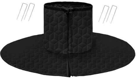 Protección De Raíz Ajustable, Cubierta Robusta Que Incluye Cuatro Anclajes De Tierra | Adecuado Para Palmeras, Tribus, Restos De Árboles, Patio, Terraza, Jardín, Cama Y Paisaje: Accesorios Externos Út