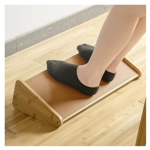 Reposapiés Ergonómico, Taburete Reversible 2 En 1, Con 3 Posiciones De Altura Y Ángulo Inclinación 20°, Carga Máxima 120 Kg, Mejora La Postura Alivia Fatiga Las Piernas
