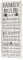 Mendler Wandgarderobe Family Rules, Garderobe Garderobenpaneel, Shabby-Look Vintage mit 3 Haken 76x31cm
