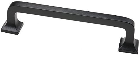 Iron Valley - 6 C2C Square Contemporary Cabinet Handle Pull - Solid Cast Iron (5 Pack)