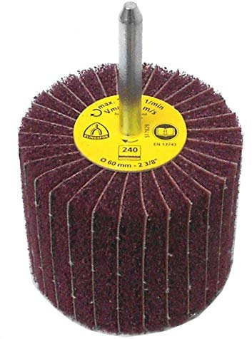 Klingspor NCS 600 Fächerschleifer/Lamellenschleifer | 60 x 50 mm (Schaftdurchmesser: 6 mm) | 1 Stück | Körnung: very fine / P240