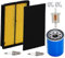 Carkio Luftfilter Vorreiniger Ölfilter Kraftstofffilter Zündkerze Tune Up Kit für Honda GX610 GX620 GX670 GXV620 GX610KS GX620K1 18 20 24HP ersetzt 17210-ZJ1-841 17210-ZJ1-842