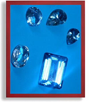 arte-tuo Bilderrahmen Topas A | 50x70 cm | Bordeaux Rot | Antireflex Kunstglas | Poster Puzzle