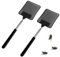 2 Pièces Tapette à Mouches, Extensible à Mouche, Tapetteà Mouche Telescopique avec Poignée Télescopique en Acier Inoxydable, Tapetteà Mouche Main, Portable Tapettes Anti Moustique pour Insectes