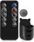 Remote Control Replacement for Dyson Remote HP00 HP01 Pure Hot + Cool Purifying Fan Heater with Remote Holder for 967197-13, 385276-01 Dyson Air Purifier Remote with Battery