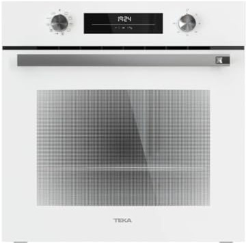 TEKA Horno Multifunción 60cm HydroClean A+, 8 Funciones de Cocción, Guías Telescópicas Plus Extension, Bandeja Antivuelco, NEO HSB 6350 WH