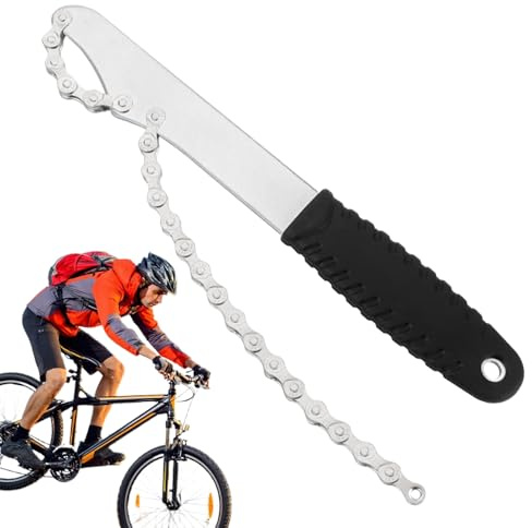 Weqizuerqi Chain Whip Bicycle Tool - Bicycle Sprocket Removal Tool - Handy Ergonomic Puller for Removing Freewheels and Cassettes for Maintenance