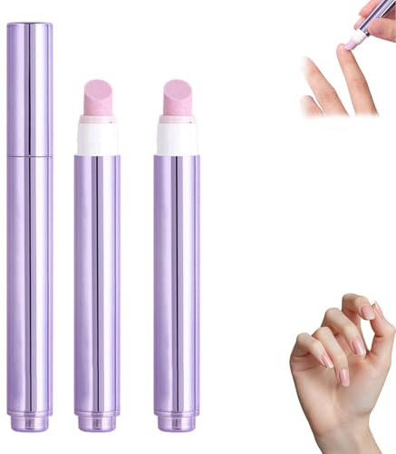 SassyTip 3 in 1 Nagelhautölstift, Nail Care, Nagelhautschieber Ölstift für Nägel mit Keramikspitze, Gloss Bloom Nagelpflegestift, Pflege zur Reparatur Trockener und Beschädigter Nägel (2)