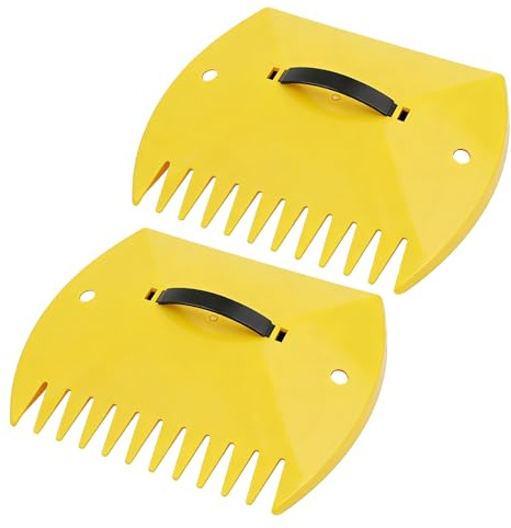Raccogli fogli per lavori da giardino - Strumento di raccolta dei rifiuti - Raccoglitore a mano con rastrello per foglie, per parco prato, giardino prato, prato esterno, rifiuti escrementi