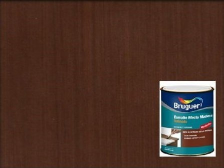 BRUGUER Esmalte Efecto Madera MADERFIN Caoba 750 ML
