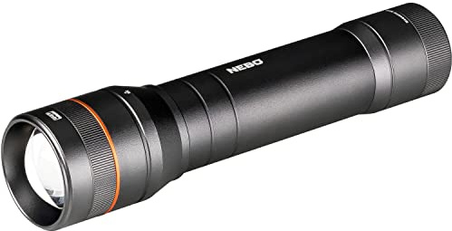 NEBO Newton 1500 Lumens | Black LED Waterproof Flashlight | AA Battery Powered with Magnetic Base