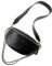 Dboar Bauchtasche Damen Gürteltasche Stylisch Mit Wechselgurt Handtasche Elegant Crossbody Bag Schwarz Gold Ledertasche Umhängetasch Gürtel Tasche Mit Kette Bel Çantası Kadın