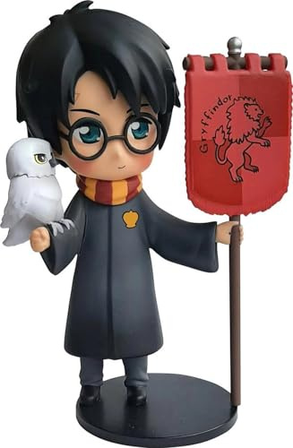 Plastoy Harry Potter Figurine Chibi Harry et Hedwige - Plastique - 15 cm