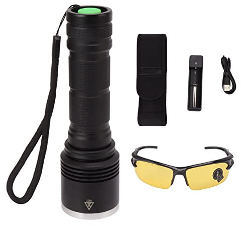 Topiky Linterna UV 365nm Blacklight, Linterna Ultravioleta, Mini Detector de Antorchas Portátil USB Recargable con Luz Negra para Curarse con Resina, Manchas de Orina para Mascotas