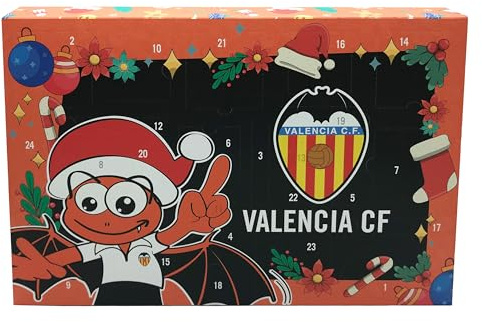 CyP Brands-Valencia CF, Calendario de Adviento, 24 Sorpresas, Regalo Infantil, Licencia Oficial Marvel, Actividades y Juguetes, Navidad