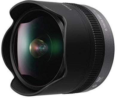 Panasonic Lumix 8mm F3.5 | Objectif Fisheye H-F008E (Ultra Grand angle 8mm, Design compact, equiv. 35mm : 16mm) Noir – Compatible monture Micro 4/3 Panasonic & Olympus