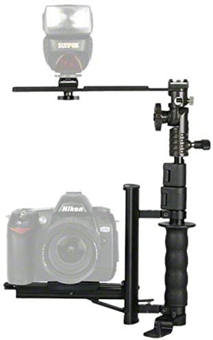 Barrette porte-flash walimex rétractable avec bras télescopique