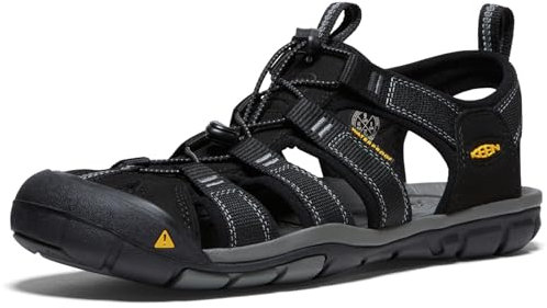 Keen Clearwater CNX M, Herren Geschlossene Sandalen - Schwarz (Black/Gargoyle), 43 EU (9 Herren UK)