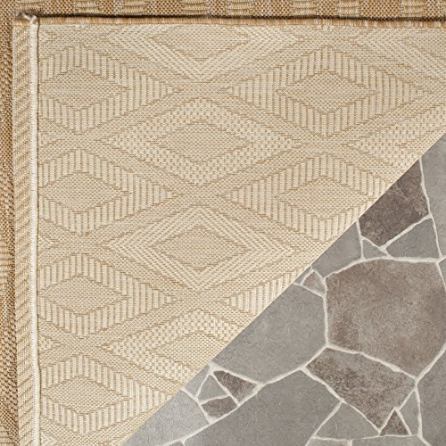 SAFAVIEH Alfombra Biarritz Indoor/Outdoor Natural 78 x 152 cm