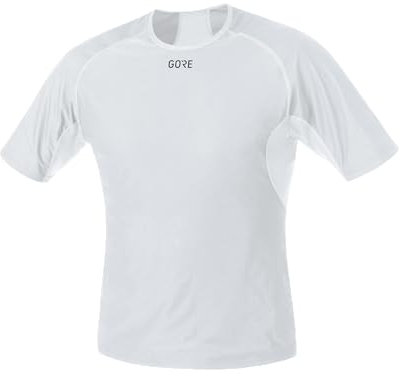 GORE WEAR Herren M Windstopper Base Layer Shirt, Light Grey/White, XL EU