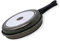 NAMAI - Omelettpfanne 28 cm - Antihaftbeschichtete Omelettpfanne - Spülmaschinenfest - Abnehmbarer Griff - Aluminium - Made in Italy