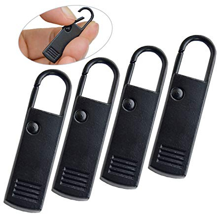 Zipper Pull Replacement Zipper Pulls Tab Luggage Zippers Pull Extension Backpack Zippers Extender Handle Mend Fixer Repair for Suitcase