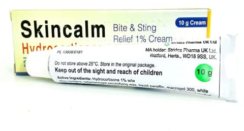Skincalm Bite and Sting Relief 1% Cream, 10g