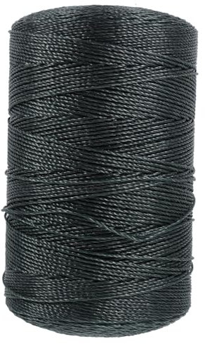 Tofficu Braided Nylon Twine String Fishing Net Repair Rope Multi-use Fishing Line 18-strand Strong Sturdy Rope for Netting and Shrimp Cage Fixing