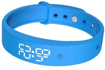 Armband med tyst väckarklocka - vibrerande fitnessband, armband med smart väckarklocka | Justerbar vibrationsklocka, mild påminnelseenhet för barn, student