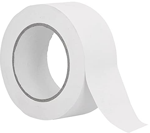 YWBL-WH Matttejp, Duct Silikon Tejp 50mm X 30m, Easy Tear Enkelsides Rug Tejp för Mattfogreparation, Hög Vidhäftningshållare för Bröllopsutställningsgolv