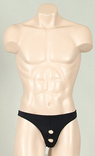 Svenjoyment String Ouvert Dessous Homme Noir Taille L