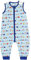 MOEMOE BABY Schlafsack mit Füßen, 1 Tog Mikrofleece Ärmellose Baby Schlafsack mit Beinen für Baby Kinder Züge XL