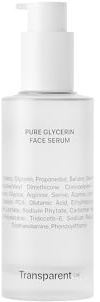 Transparent Lab Pure Glycerin Face Serum 50ml – Hydrating Facial Serum with 15% Glycerin and Amino Acids, Deep Hydration for Dry and Dehydrated Skin, Smoothes Wrinkles and Improves Firmness