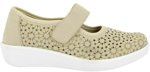 DOCTOR CUTILLAS |Zapatos Doctor Cutillas para mujer 38470 zapatilla abierta para señora con cierre de velcro