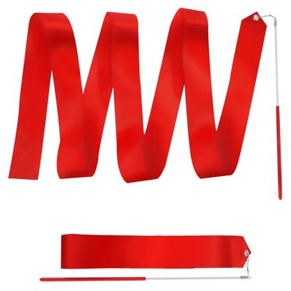 XINCXIN Tanzbänder, Rhythmisches Tanzband fürs Fitnessstudio, 2 Stück Rhythmische Tanzbänder, 78,7 Zoll Gymnastikband Tänzerstab Tanzband-Luftschlangen, Passend for künstlerischen Tanz