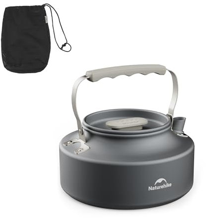 Naturehike Kit de Cuisine de Camping Ustensiles de Cuisine avec Marmite de Camping, Poêle à Frire antiadhésive et Bouilloire, Ensemble de Cuisine d'Extérieur Portable pour Voyage Trekking