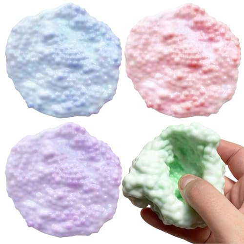 4 Stück Stressball Antistressball Stressabbau Anti Stress Bälle Stressball Erwachsene Squeeze Spielzeug Um Angst Zu Lindern für Kinder und Erwachsene