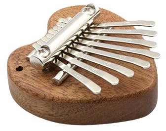 Portatile Piccolo Dito Pollice Pianoforte 8 Tasti Pollice In Legno Pianoforte Portatile Pianoforte Strumento Musicale Durevole