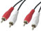 BOULTON RCA Cables 1.5m length – RCA Audio Cable Phono Plugs – 2RCA to 2RCA Cables Male-to-Male Lead – Audio Wire for Stereo Speaker Wire Adapter – Coaxial Lead for Amp Subwoofer Home Cinema