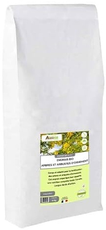 Engrais bio micro granulés 9-3-3 arbres et arbustes d’ornement 5 Kg