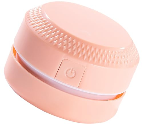 SIXRUN Aspirapolvere da Tavolo Mini Potente Spazzatrice per Briciole di Carta Casa Scuola Ufficio Viaggi Materiale ABS (Tipo di batteria: sono necessarie 2 batterie AA)
