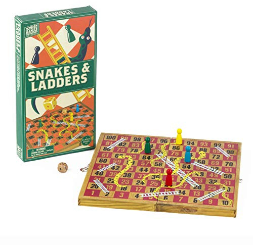 Professor PUZZLE Snakes and Ladders Wooden Games Workshop